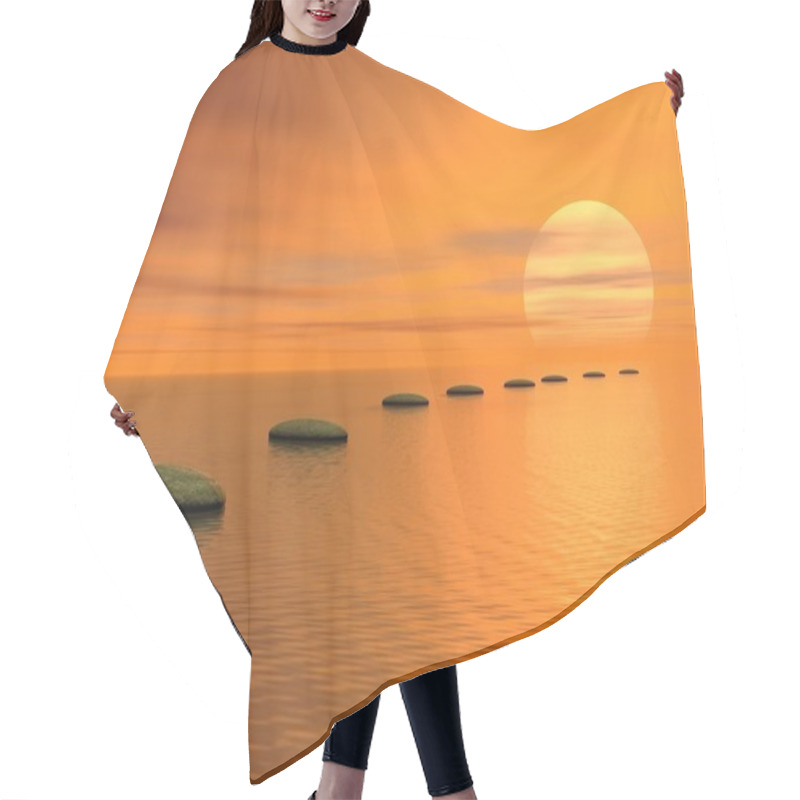 Personality  Steps To The Sun Hair Cutting Cape