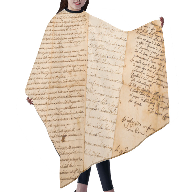 Personality  Manuscripts Hair Cutting Cape