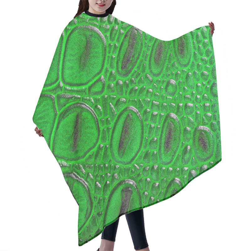 Personality  Crocodile Leather As Background Hair Cutting Cape