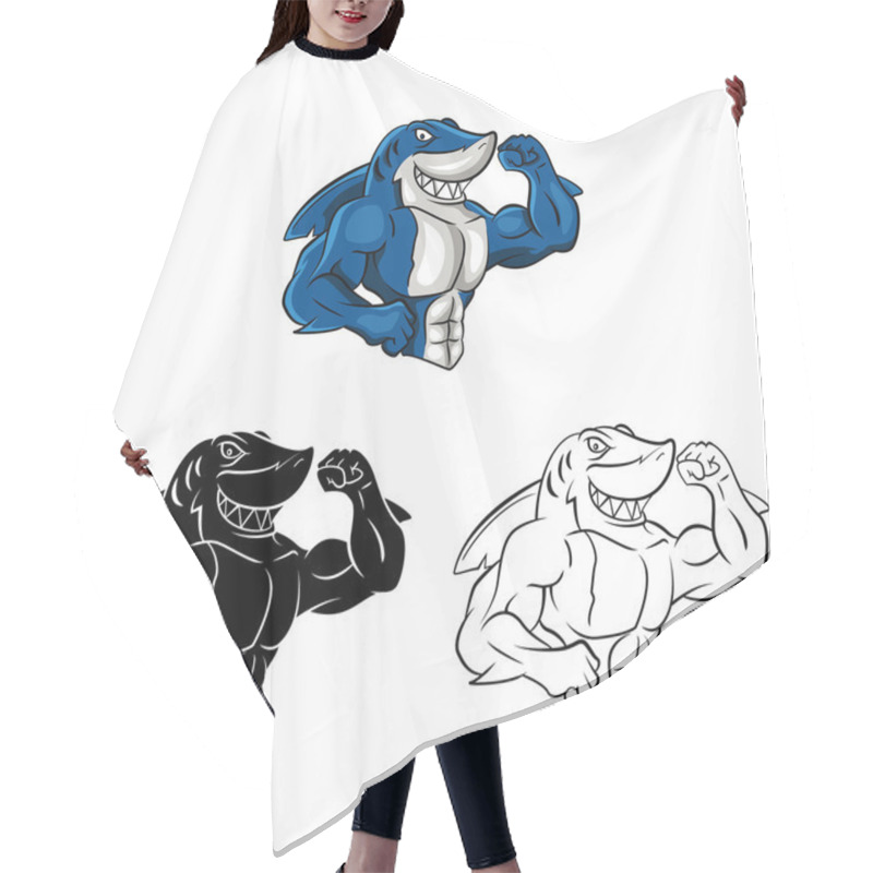 Personality  Sharks Strong Collection Hair Cutting Cape