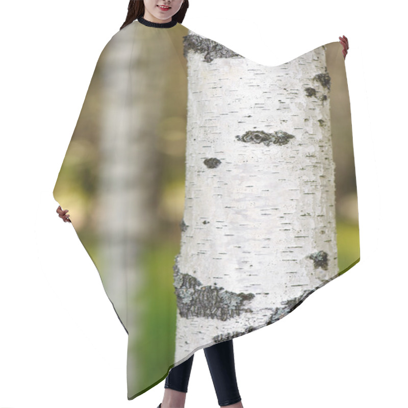 Personality  Birch Trunk Hair Cutting Cape