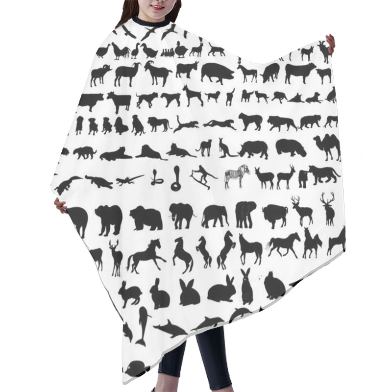 Personality  Hundreds Different Animals Hair Cutting Cape