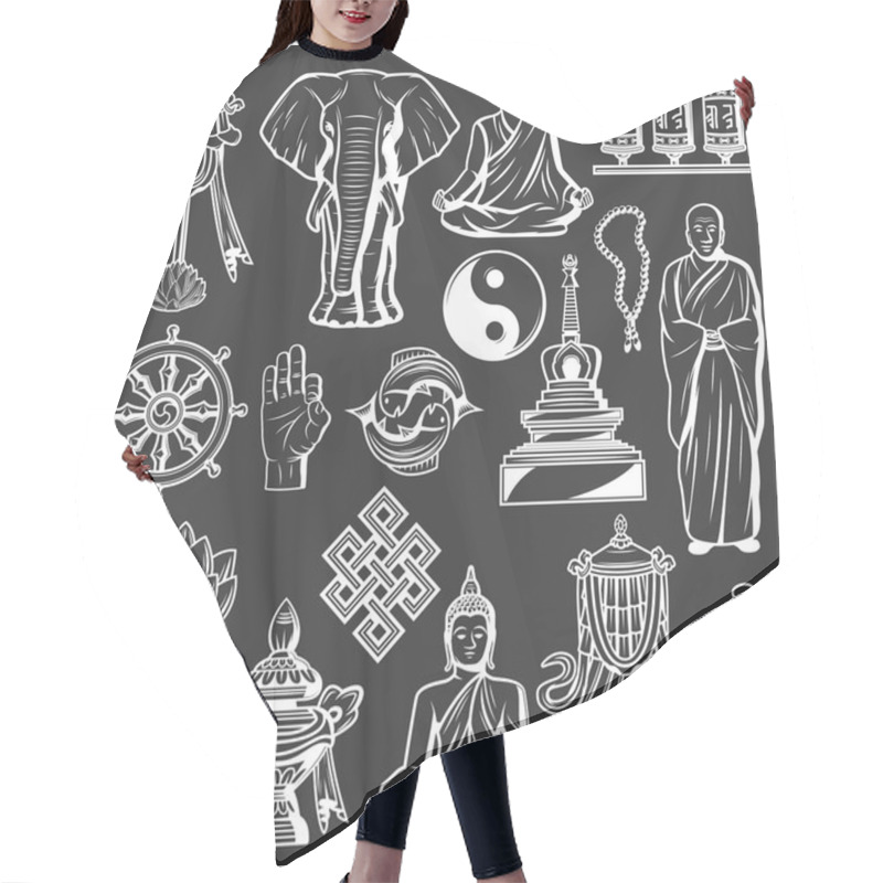 Personality  Buddhism Religion And Culture Icons, Spirituality Hair Cutting Cape