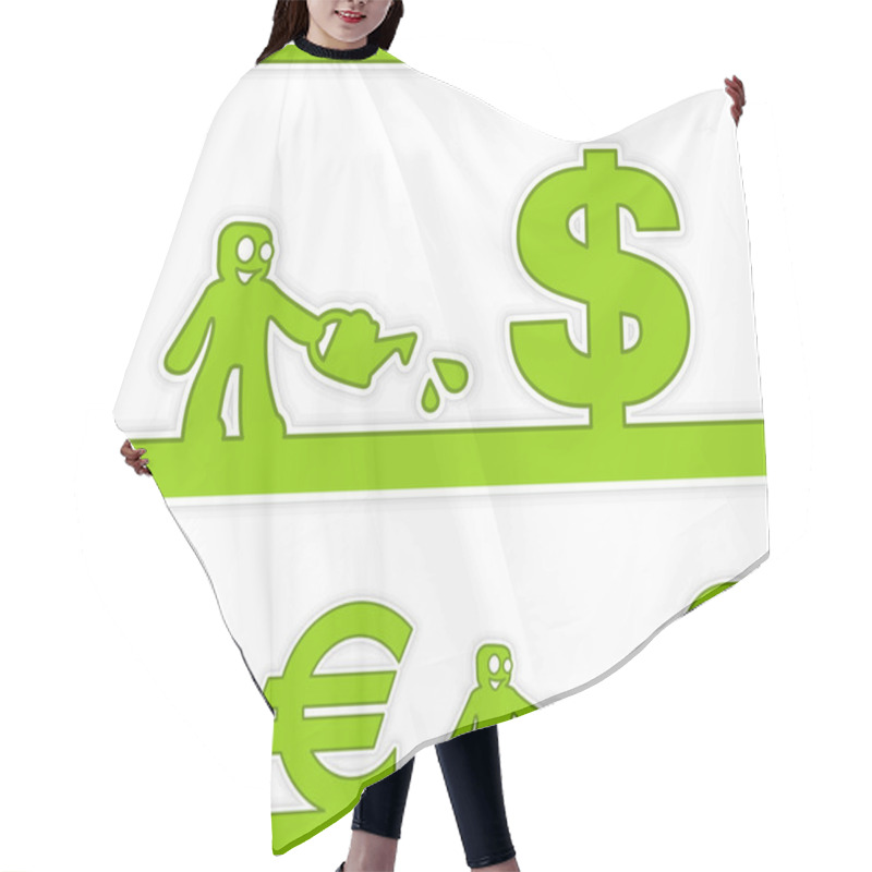 Personality  Human And Money Signs Hair Cutting Cape