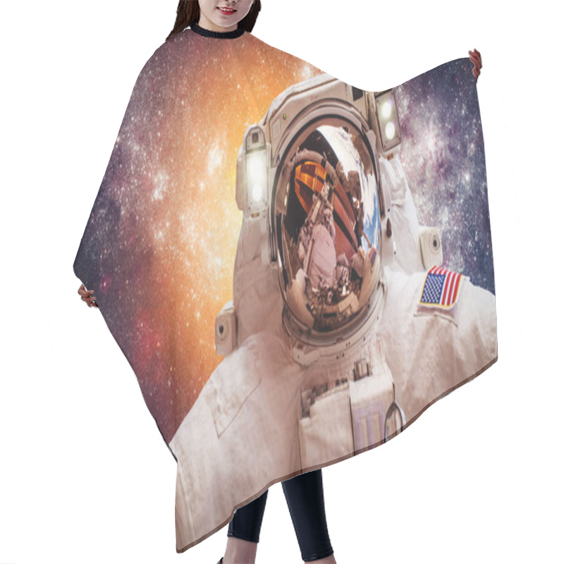 Personality  Astronaut In Outer Space Hair Cutting Cape