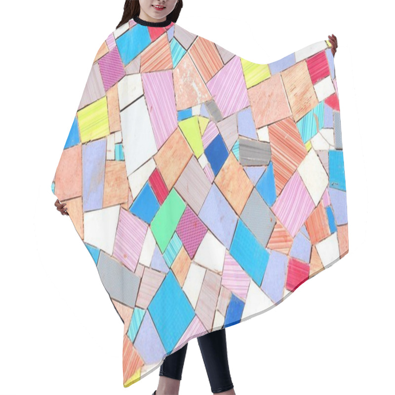 Personality  Mosaic Hair Cutting Cape