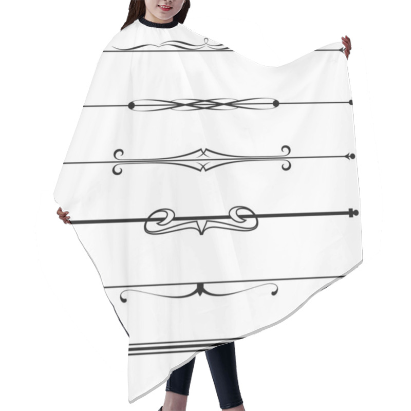 Personality  Decorative Elements, Border And Page Rules Hair Cutting Cape