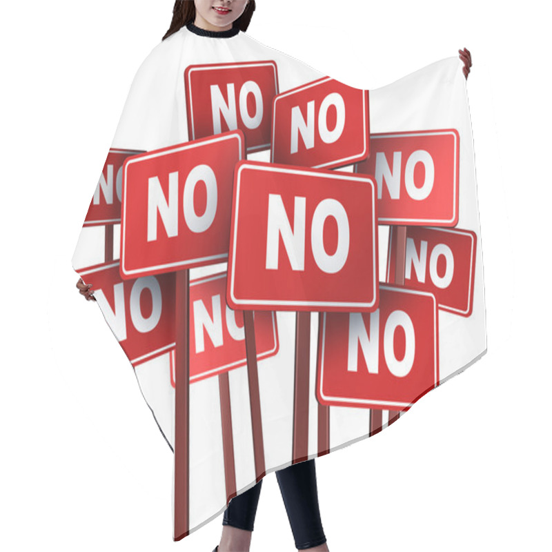 Personality  Vote No Campaign Hair Cutting Cape