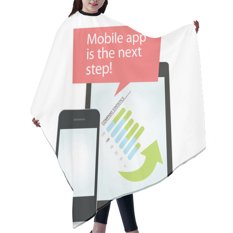 Personality  Mobile App Is The Next Step! Hair Cutting Cape