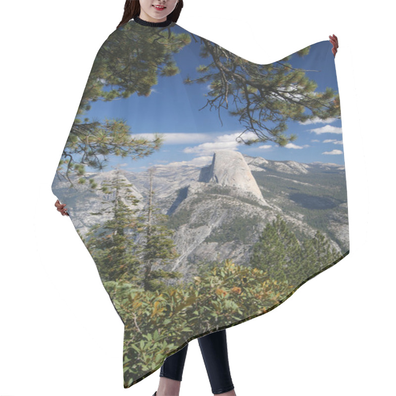 Personality  Half Dome At The Yosemite National Park Hair Cutting Cape