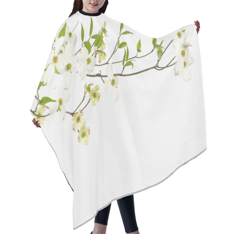 Personality  Wild Flowering White Dogwoods Hair Cutting Cape