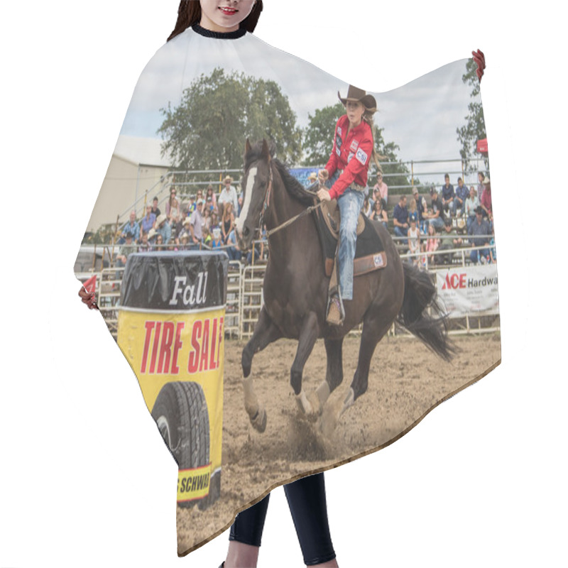 Personality  Young Rodeo Cowboy Hair Cutting Cape