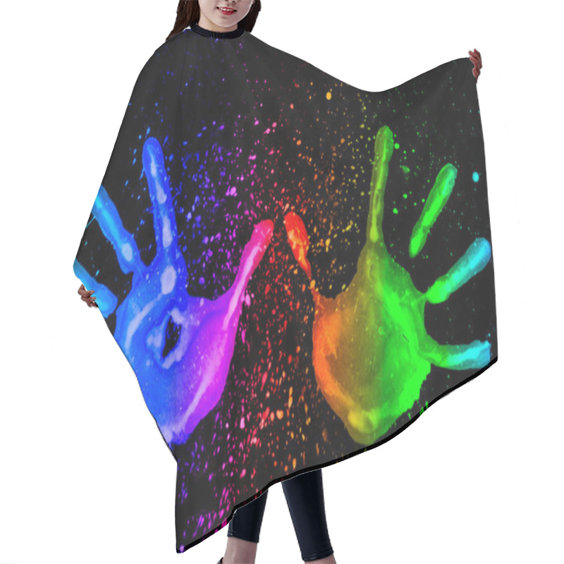 Personality  Hands Hair Cutting Cape