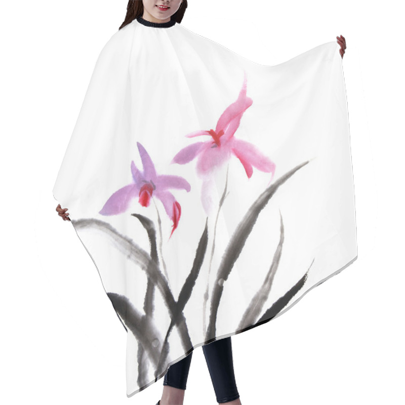 Personality  Orchid Hair Cutting Cape