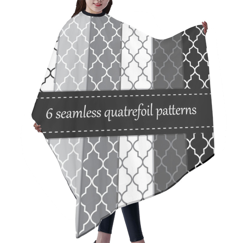 Personality  Twelve Seamless Geometric Patterns Hair Cutting Cape