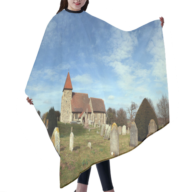 Personality  Medieval Church Grave Graveyard England Hair Cutting Cape