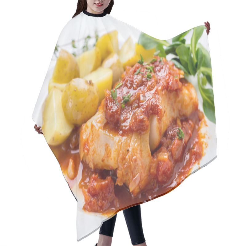 Personality  Tomato And Thyme Sauce Hair Cutting Cape