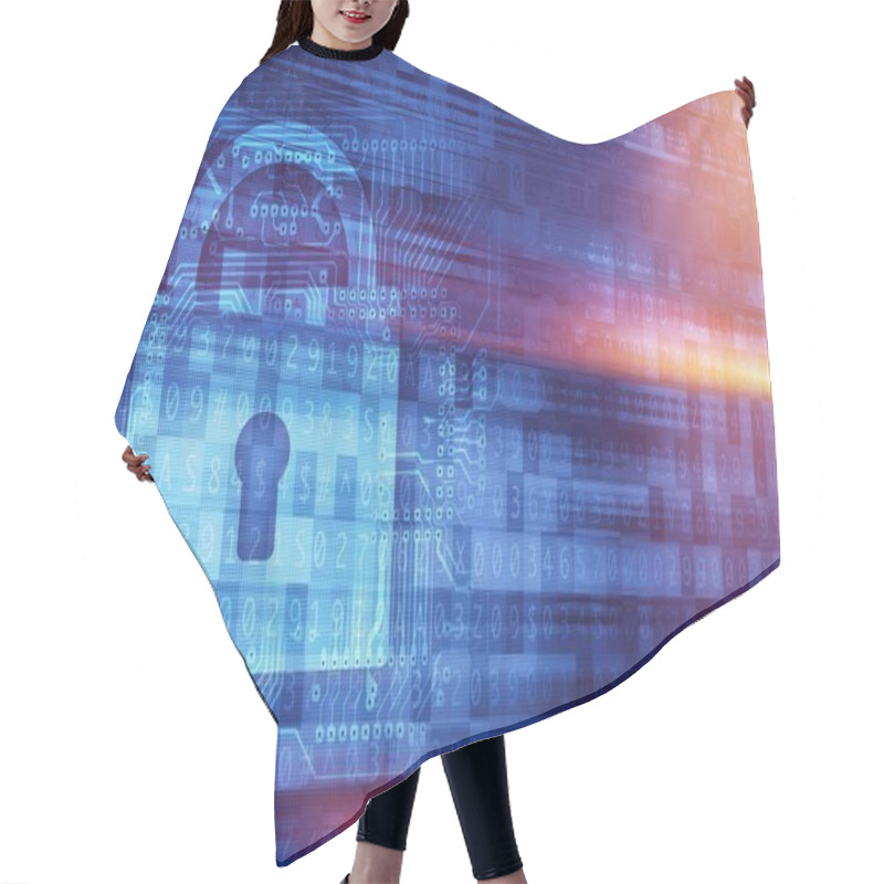 Personality  Online Secure Connection Hair Cutting Cape