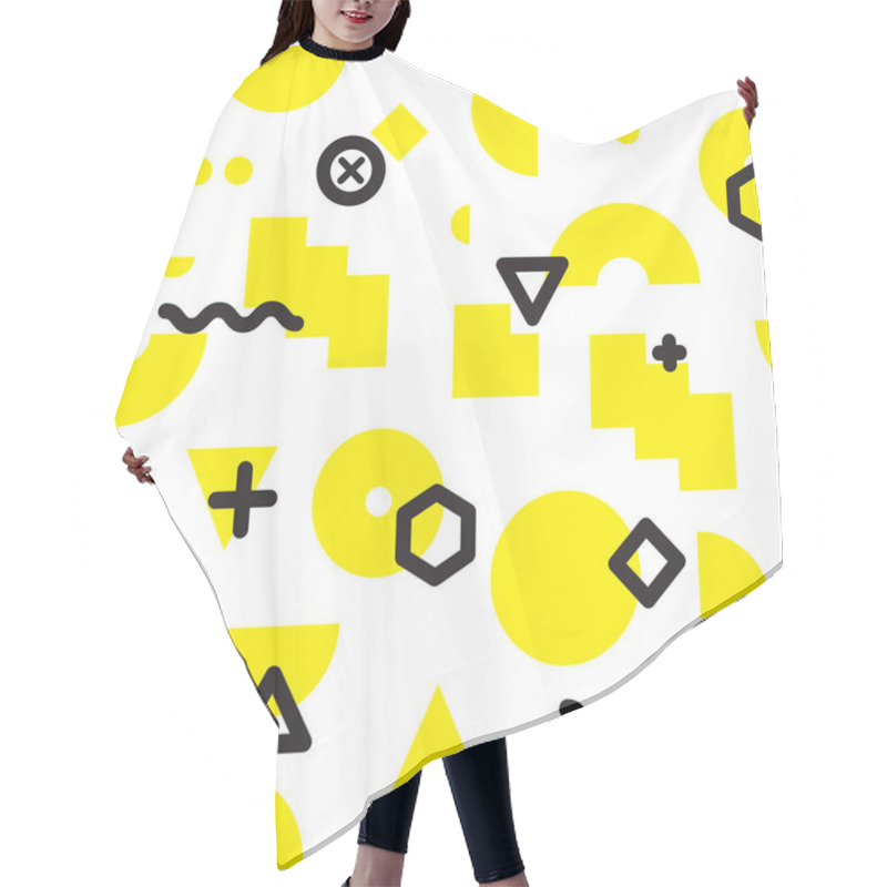 Personality  Geometric Seamless Pattern Hair Cutting Cape