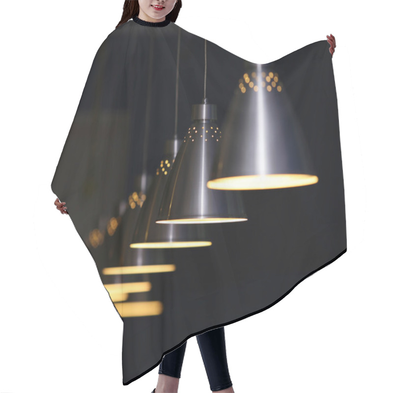 Personality  Metal Lamps Hair Cutting Cape