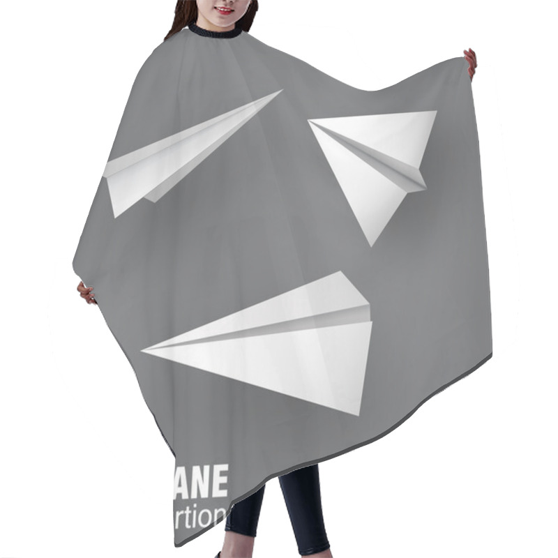 Personality  Three Paper Planes Hair Cutting Cape