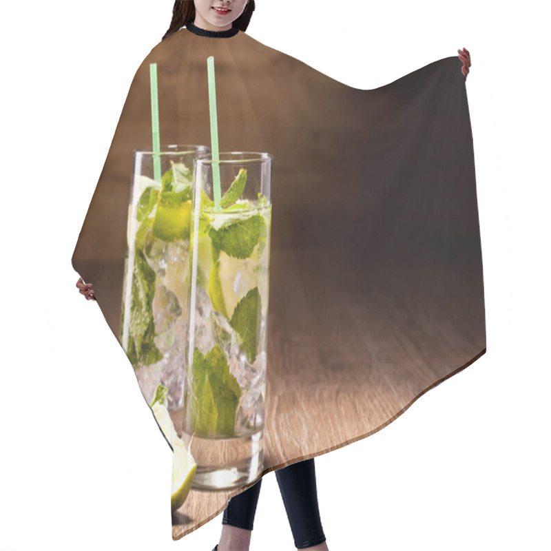 Personality  Mojito Cocktail Hair Cutting Cape