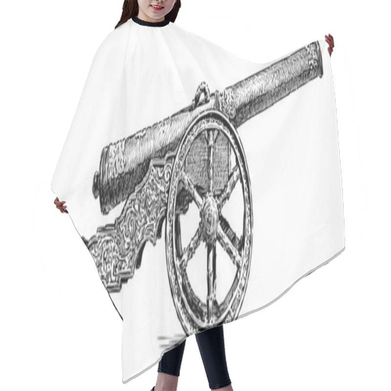 Personality  Ancient Cannon Hair Cutting Cape