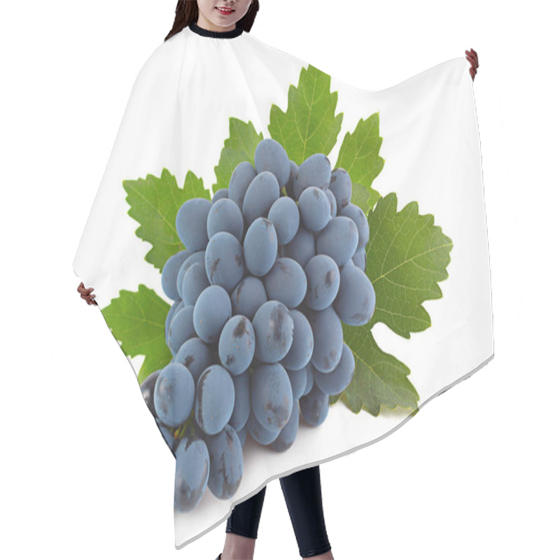 Personality  Blue Grape Fruit With Leaf Hair Cutting Cape