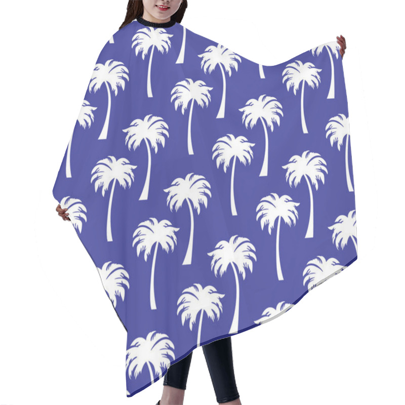 Personality  Tropical Palm Trees Pattern  Hair Cutting Cape