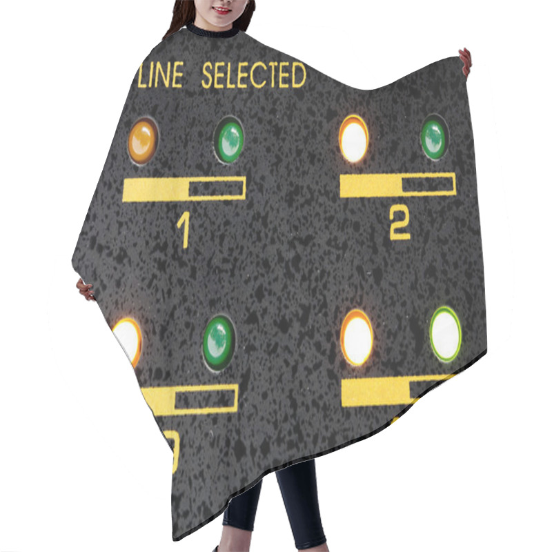 Personality  LED KVM Switch Hair Cutting Cape