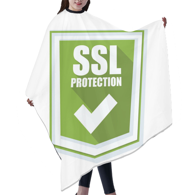 Personality  SSL Protection Shield Hair Cutting Cape