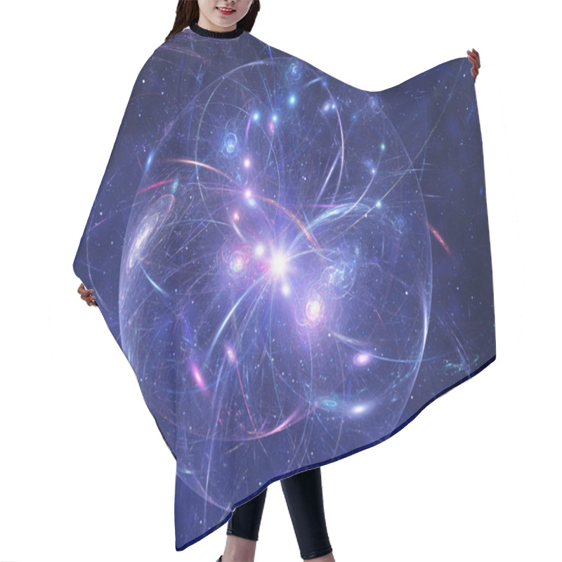 Personality  Outer Space Hair Cutting Cape