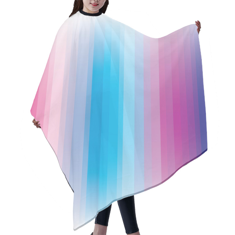 Personality  Beautiful Striped Background Hair Cutting Cape