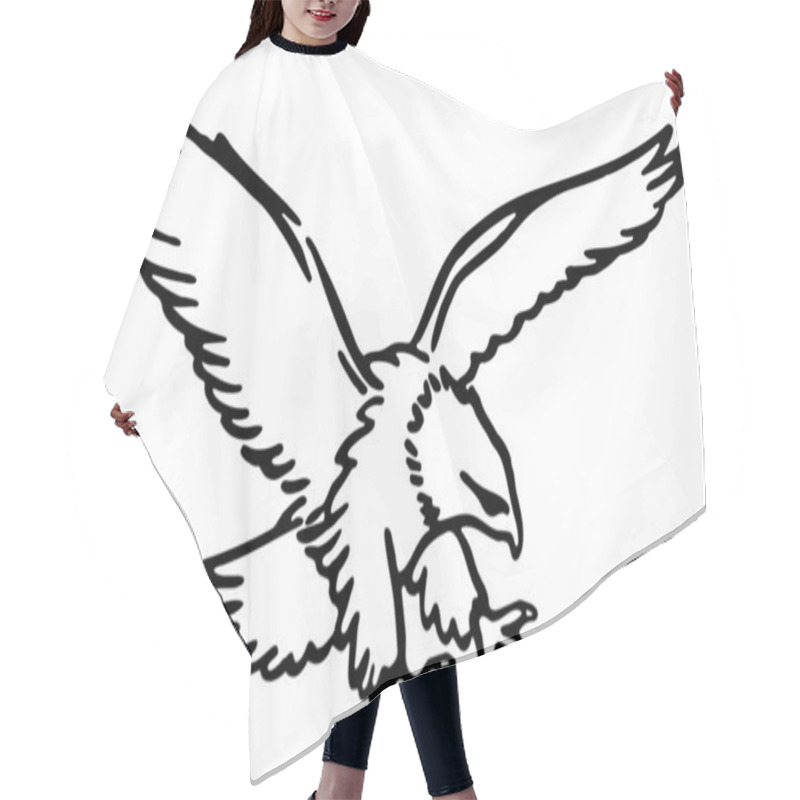 Personality  Flying Eagle Hair Cutting Cape