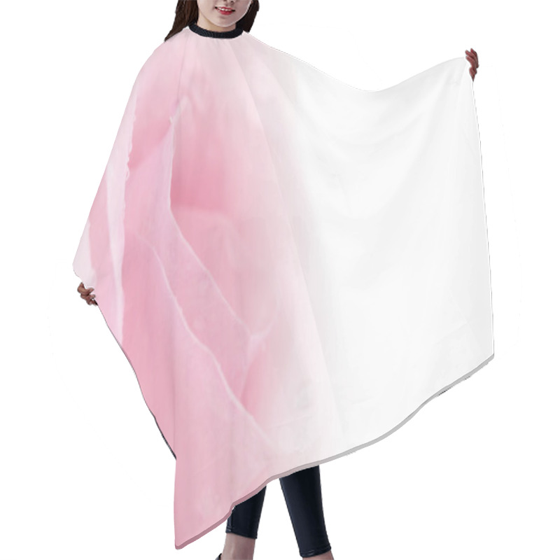 Personality  Beautiful Pink Rose Hair Cutting Cape