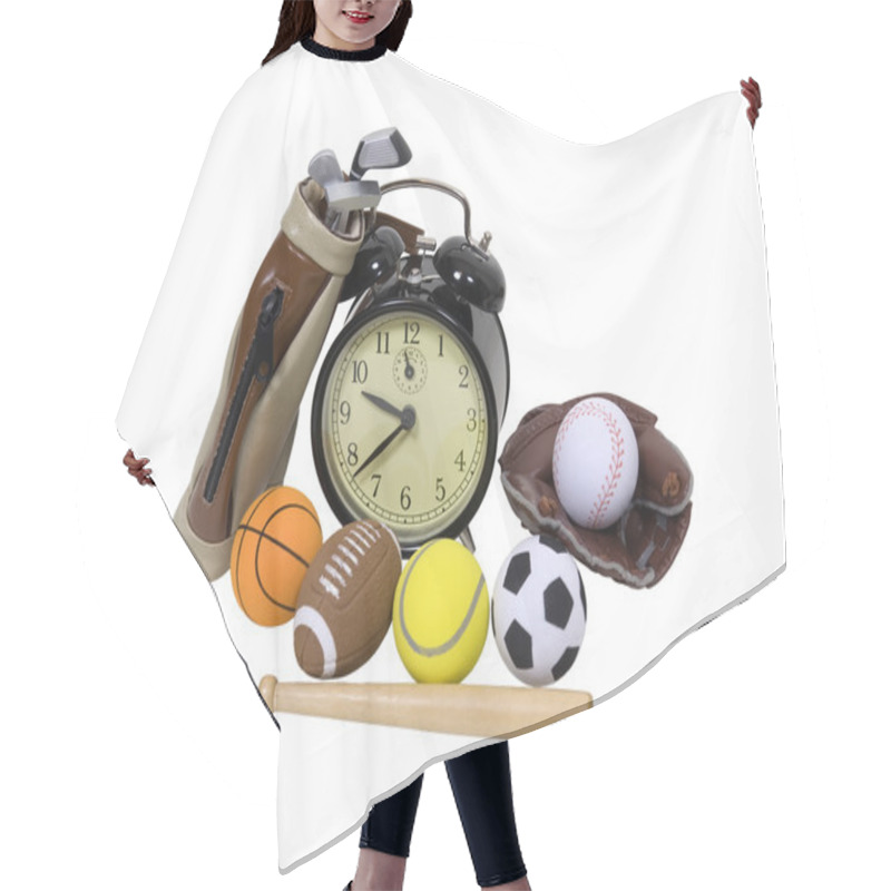 Personality  Time For Sports Hair Cutting Cape