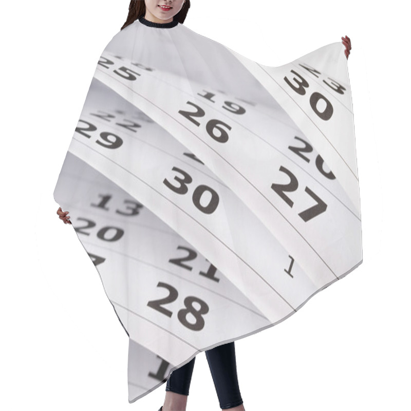 Personality  Calendar Hair Cutting Cape