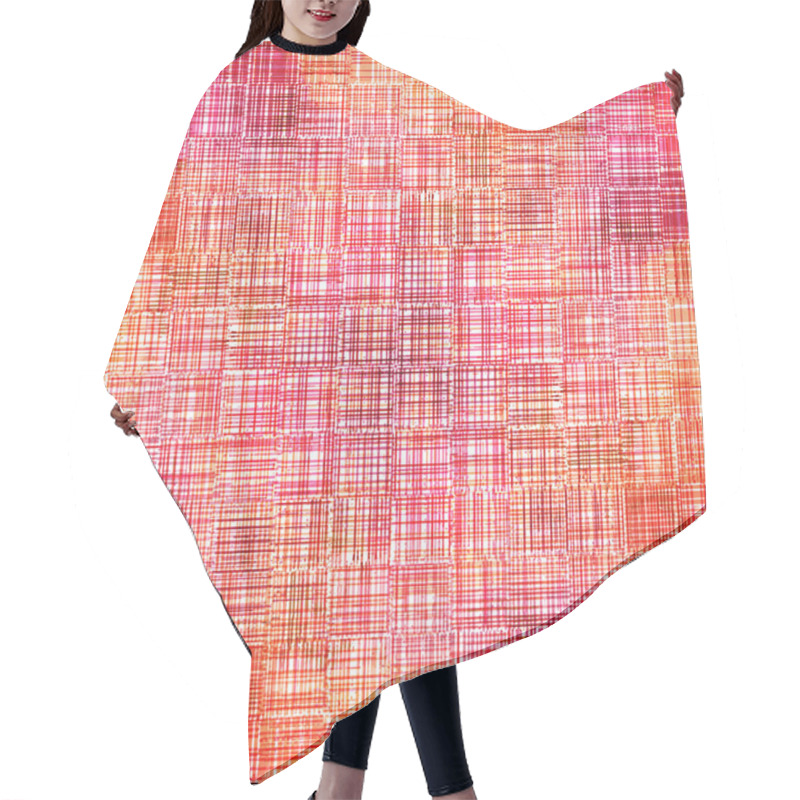 Personality  Geometry Texture Creative Repeat Modern Pattern Hair Cutting Cape