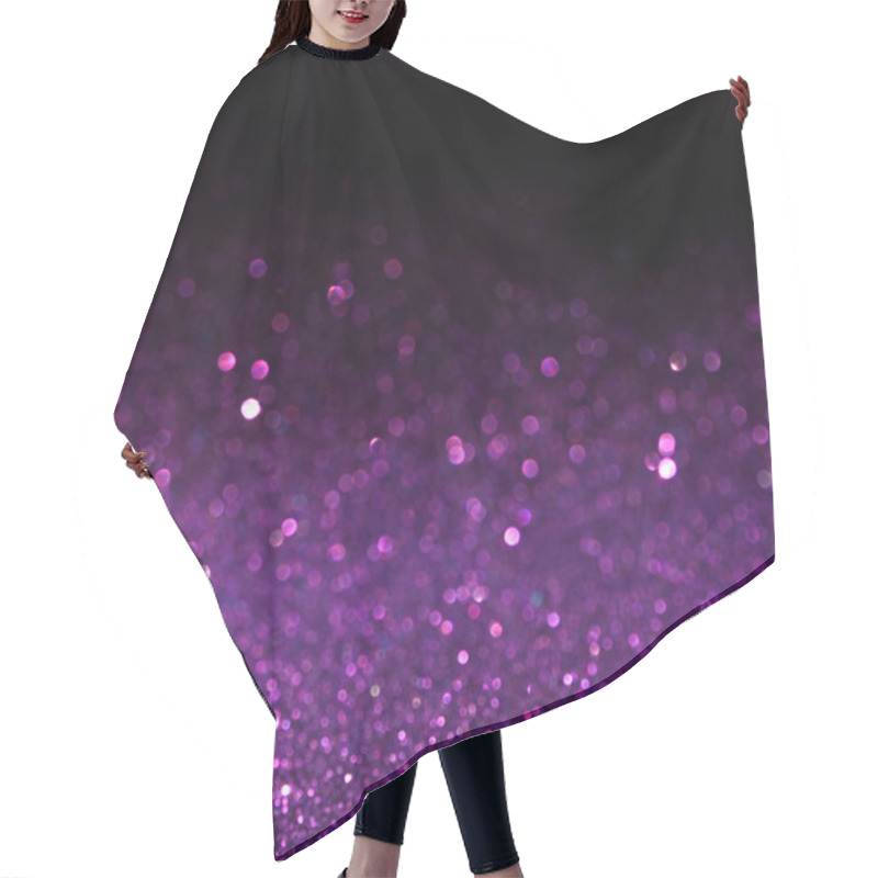 Personality  Purple Background. Hair Cutting Cape