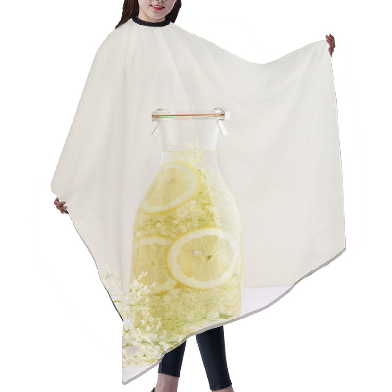 Personality  Infused Elderflower Syrup Hair Cutting Cape