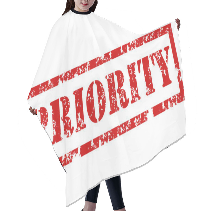 Personality  Priority Stamp Hair Cutting Cape