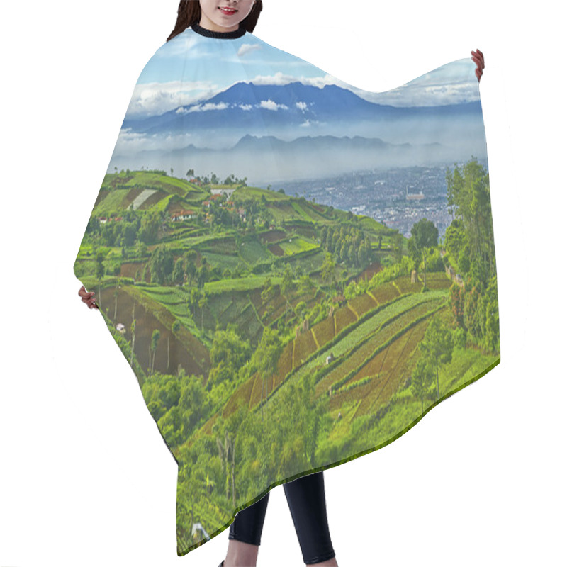 Personality  Beautiful Indonesian Landscapes Hair Cutting Cape