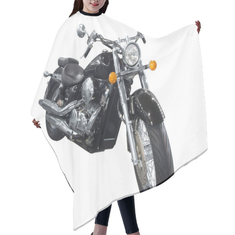 Personality  Black Fast Motorcycle Hair Cutting Cape