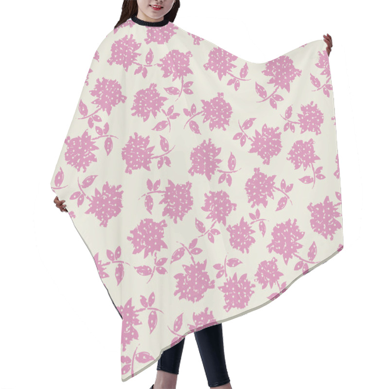 Personality  Floral Seamless Pattern Hair Cutting Cape