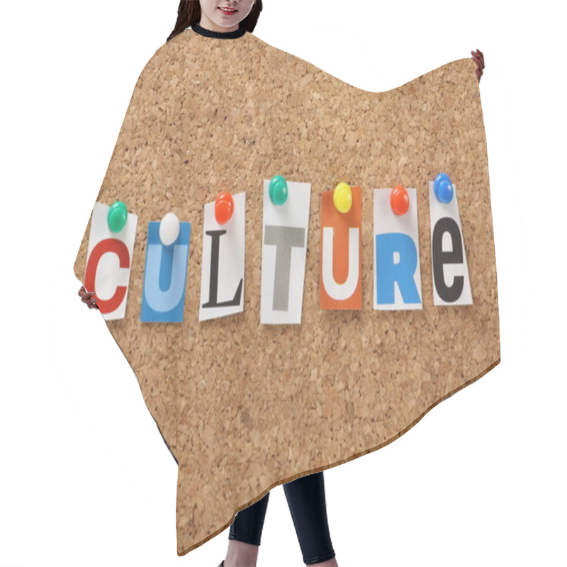 Personality  The Word Culture Hair Cutting Cape