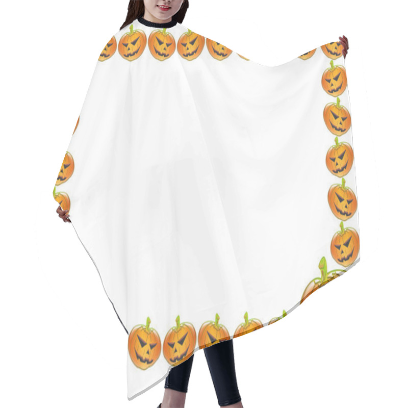 Personality  Halloween Frame Hair Cutting Cape