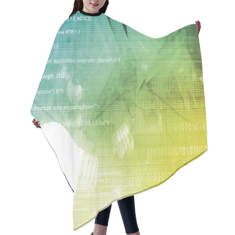 Personality  Information Technology Hair Cutting Cape