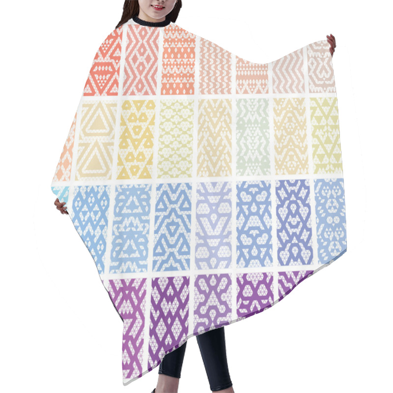 Personality  Set Of 32 Patterns. Hair Cutting Cape