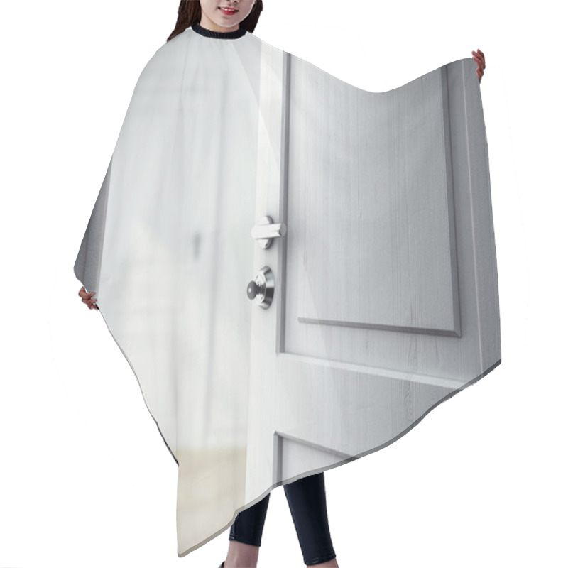 Personality  Opened Door Hair Cutting Cape