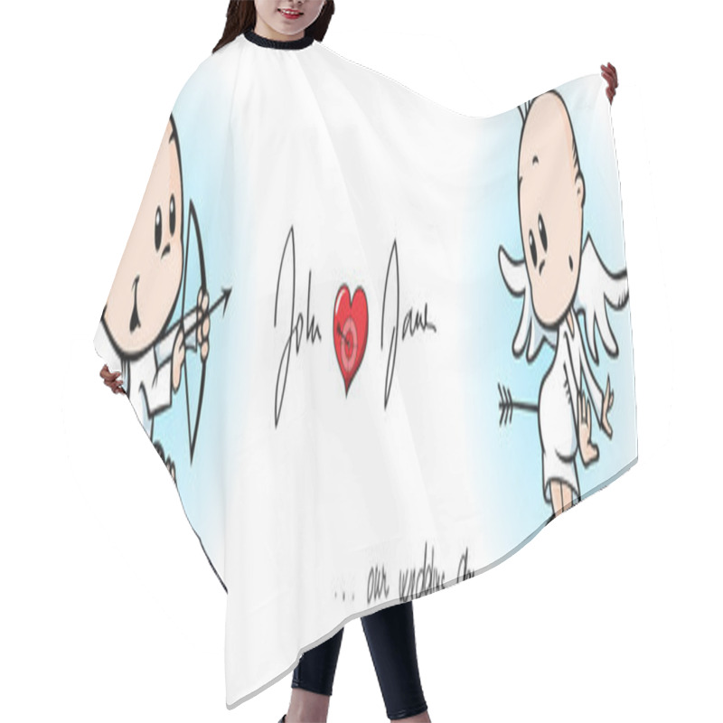 Personality  Wedding Announcement Hair Cutting Cape